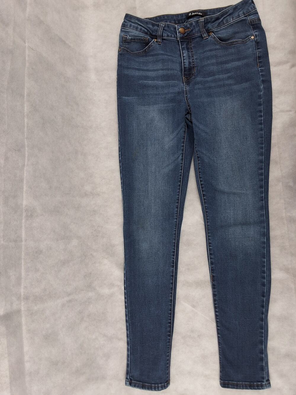 d.jeans Women’s Size 8 Medium Wash Skinny Jeans Stretch Denim